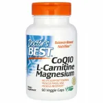 Toidulisand Doctor's Best L-karnitiin koens&uuml;&uuml;m Q10 ja magneesiumiga, 90 kapslit
