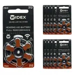 Widex 312 kuuldeaparaadi patareid, 60 tk.