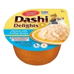 Inaba Dashi Delights kassitoit kana ja koorikloomadega 70g
