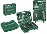 RATCHET otsikute komplekt 1/2+3/8+1/4 219 tk 90T STALCO S011100219