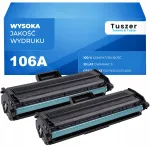 HP Laser 107a, 107w, MFP 135a, 135w W1106A XL toonerkassett mikroskeemiga
