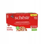 Schesir kassitoit tuunikala ja krevettidega želees, 6 x 50 g, 3014