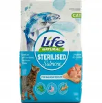 Steriliseeritud kassidele kuivtoit Life Cat Natural l&otilde;hega, 7,5 kg