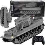 Puldiga juhitav Tiger RC 1:28 tank valguste ja heliefektidega