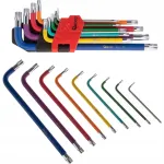 Torx v&auml;rviliste v&otilde;tmete komplekt T10-T50 9 tk Geko CrV G01709