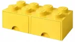 Lego Brick Drawer 8 kollane sahtliga kast