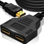 HDMI jagaja 2 v&auml;ljundit, 4K/60Hz