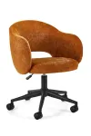 Kontoritool STILO, reguleeritav, oranž, ratastega