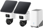 V&auml;liskaabel IP-kaamera Anker eufy S4, 4K, 3 objektiivi, 360&deg; p&ouml;&ouml;ratav, komplekt 2+1