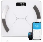 Vannitoa kaalud SilverGear Smart Scale valged