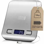 K&ouml;&ouml;gikaalud LEBENLANG, elektroonilised, USB, 10 kg, 1 g t&auml;psusega, LCD-ekraan, taara