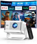 Projektor ALWTNIET 4K 8K Full HD 1080P Android WiFi Bluetooth