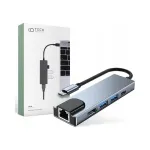 Adapter Tech-Protect USB-A, USB-C, HDMI ja LAN portidega