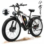 Elektrijalgratas KAIJIELAISI V3, 4000W, 23Ah, 55 km/h, 100 km, 26", t&auml;iskasvanutele