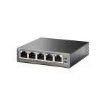 V&otilde;rgul&uuml;liti TP-LINK TL-SG1005P, 5x RJ-45, 4x PoE+, gigabit, 65W, metallist