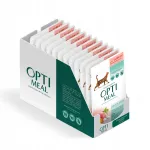 Optimeal m&auml;rg kassitoit kalkuni ja k&otilde;rvitsakastmega, 12 x 85 g