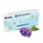 MEDIBED BABY l&otilde;hnastatud kasutatud m&auml;hkmete kotid, 50 tk, lavendel