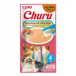 INABA CAT CHURU kassimaius l&otilde;he ja mereandidega, 4 x 14 g (56 g)