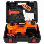 Elektriline domkraat 5 t, 12V, koos kompressori ja LED-valgustusega