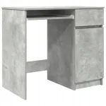 Kirjutuslaud hallis betoonitoonis, 86x49x76 cm, liimitud puit