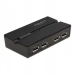 USB-l&uuml;liti DELOCK, 4 arvutile ja 4 seadmele, USB 2.0