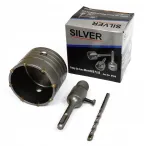 Puur aukude l&otilde;ikamiseks Silver 80 mm