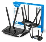 Juhtmevaba LTE 4G ruuter CUDY LT400, WiFi 300 Mb/s, 4 antenni, SIM-kaardi pesa