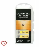 Kuuldeaparaadi patareid Duracell Activair 10, 1,45 V, 6 tk.