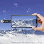 SD USB 3.0 3in1 USB-C OTG topeltkaardi adapter
