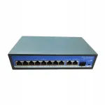PoE v&otilde;rgul&uuml;liti, 8 PoE porti, 2 uplinki, 1 SFP, 10/100/1000 Mb/s