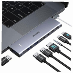 USB-C hub 7in1 MacBook Pro/Air M1/M2/M3 jaoks, HDMI