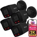 J&auml;relevalvekaamera HILOOK BY HIKVISION IPC-B141H-C, 4MP, 2K+, IP67, must, 4 tk