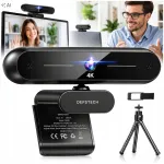 DEPSTECH DW40 4K UHD veebikaamera automaatse teravustamise ja stereo mikrofoniga