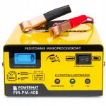 Aku laadija Powermat 6V/12V 15A LCD-ekraaniga