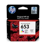 HP 653 v&auml;rviline tint, 5 ml, 3YM74AE