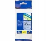 Brother TZE561 isekleepuv lint, 36 mm, must tekst sinisel taustal, 8 m