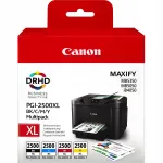 Canon PGI-2500XL tindikassetikomplekt, CMYK v&auml;rvid, iB4050, MB5050, MB5150, MB5350, MB5450