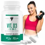 Toidulisand TREC Vit.D3 + K2 Mk-7 60 kapslit