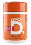 Toidulisand ApoD3 Max 4000 jm 60 kapslit, D3-vitamiin luudele ja hammastele