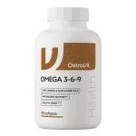 Toidulisand Omega 3-6-9 OstroVit 90 kapslit, kalamaksa&otilde;li, lina&otilde;li, E-vitamiin
