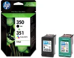 HP 350 + 351 tindikassett, originaal, sobib C4280, C4380, D4260, C5240, J5730, J5700, J5740, C5280, J6480 printeritele