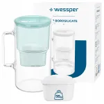 Vee filter Wessper D2, boorsilikaatklaas, 3 l, 2 filtriga