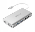 Kolijaam Orico HDMI, VGA, RJ45, USB 3.0, TF/SD kaardipesade ja USB C-ga