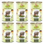 GranataPet teraviljavabad koerakonservid veise- ja fasaanilihaga, 6 x 400 g