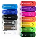 TWISTER 2GB USB m&auml;lupulk graveeritud logoga, 10 tk komplekt