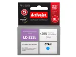 ACTIVEJET LC223C tindikassett, sinine, sobib BROTHER DCP-J4120DW/J562DW/MFC-J5320DW/J4620DW printeritele