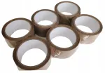 Pruun kleepuv pakenditeip 48 mm x 60 m, 6 tk