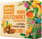 SN&Auml;KK-batoonid DOBRA KALORIA MINI, mango lassi, suhkruta, p&auml;hklite ja puuviljadega