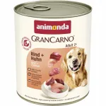 Animonda GranCarno Adult koerakonserv veise- ja linnulihaga, 24 x 400 g