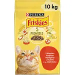 Friskies kasside kuivtoit veise-, kana- ja k&ouml;&ouml;giviljadega 10 kg